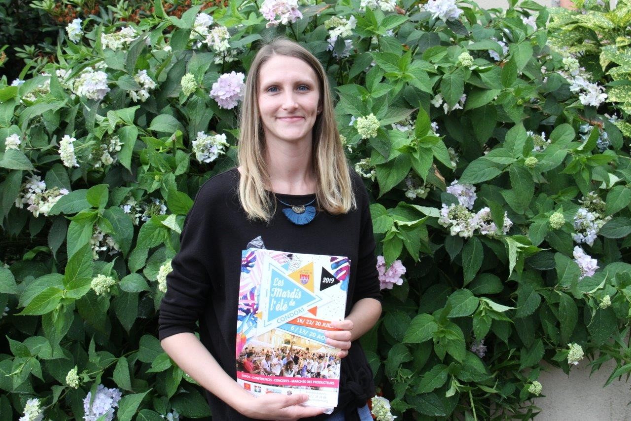 Mélanie Réau, coordinatrice de la programmation et réalisatrice de l’affiche 2019