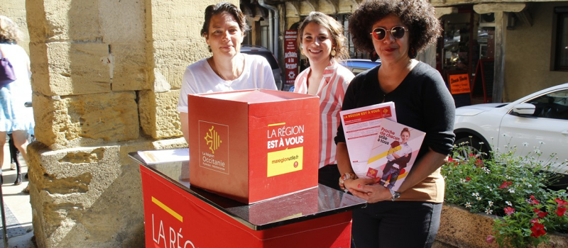 Kiosque de la Région Occitanie