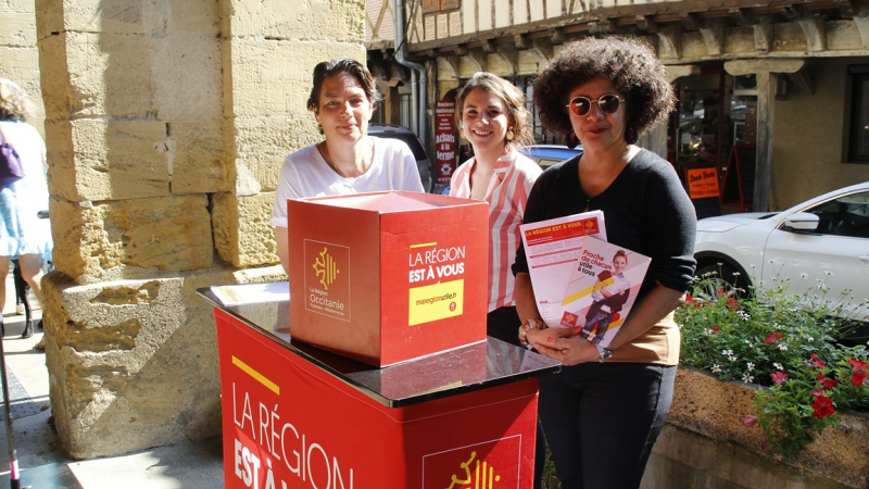 Kiosque de la Région Occitanie