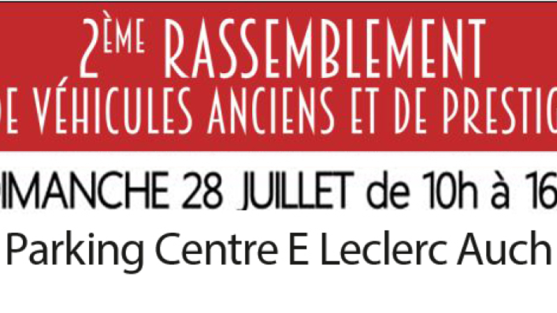Rassemblement interclubs de voitures anciennes et de prestige