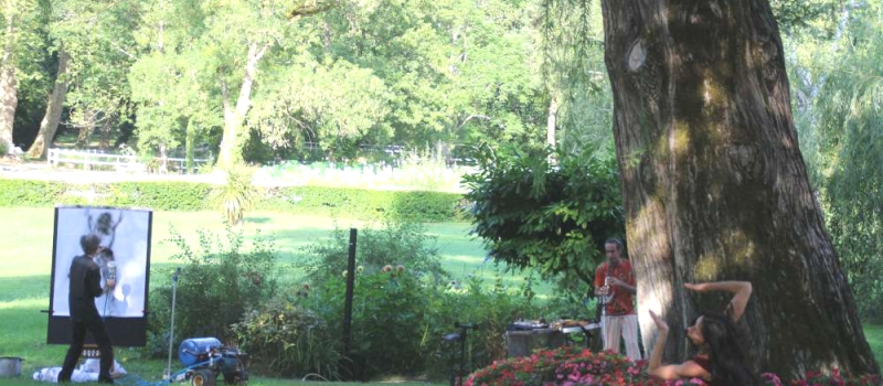 Un trio poétique au parc Adrien Barthélemy