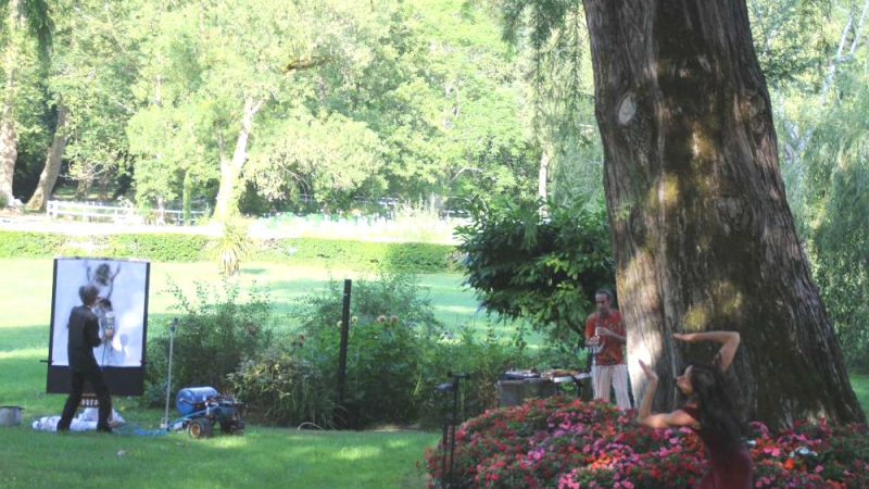 Un trio poétique au parc Adrien Barthélemy