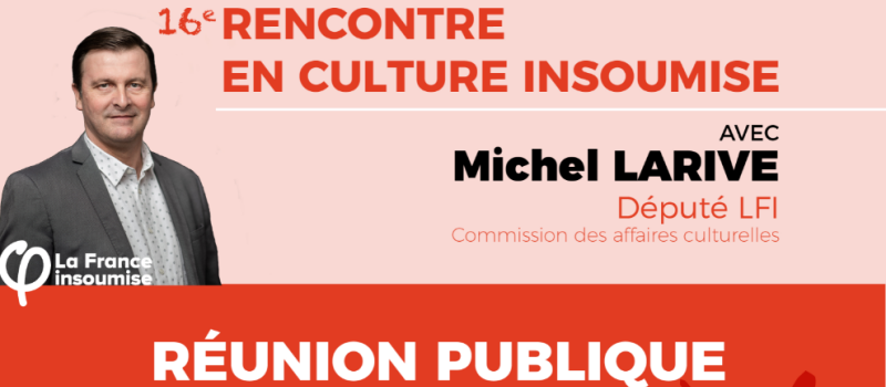 Un député La France Insoumise propose une réunion publique
