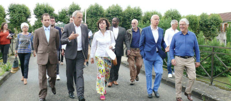 Carole Delga : " Ce site de la caserne Espagne est fabuleux"