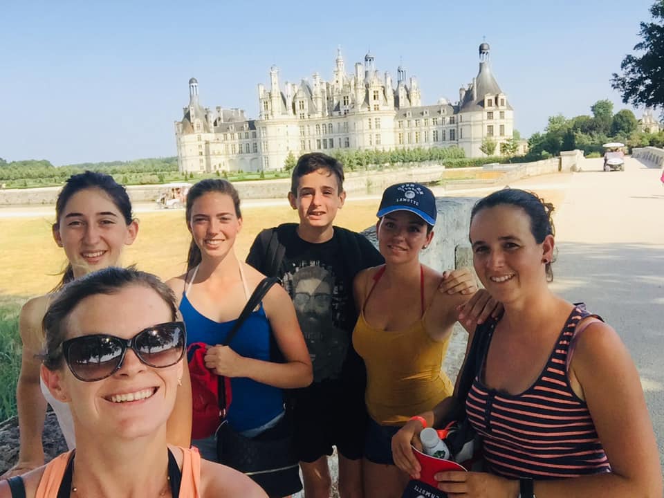 En visite touristique à Chambord
