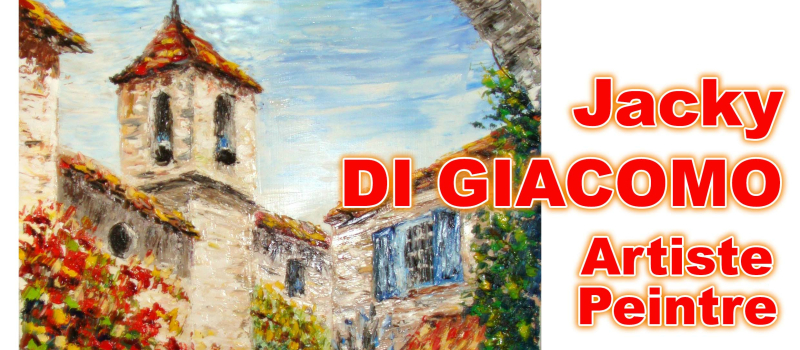 L’artiste peintre Jacky Di Giacomo expose ses toiles