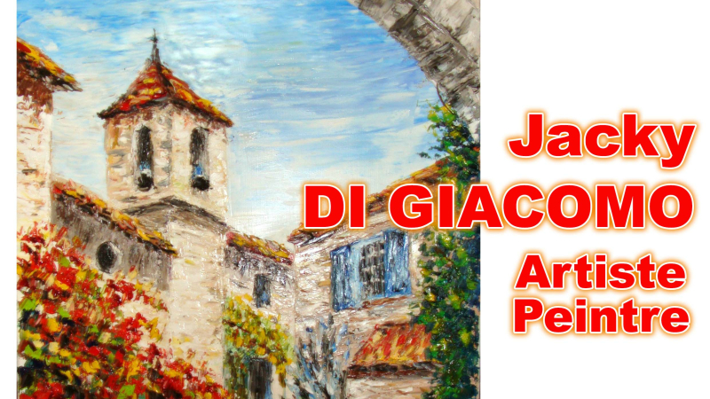 L’artiste peintre Jacky Di Giacomo expose ses toiles