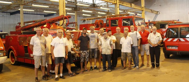 Sortie du musée des pompiers