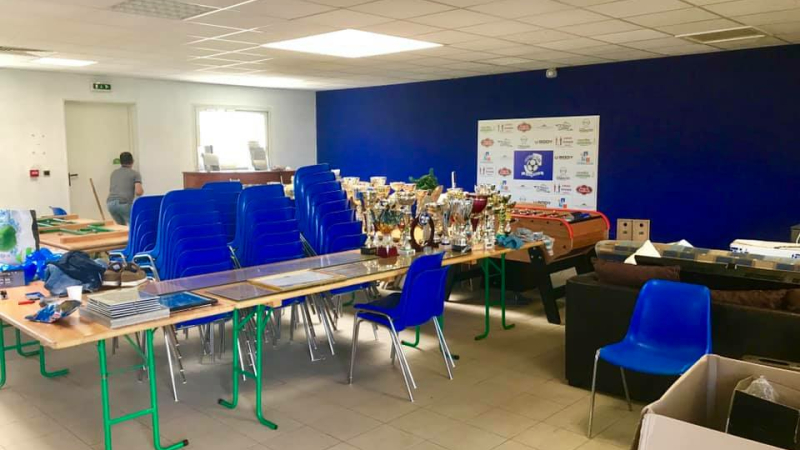 Le club-house du Complexe du Haouré fait peau neuve.