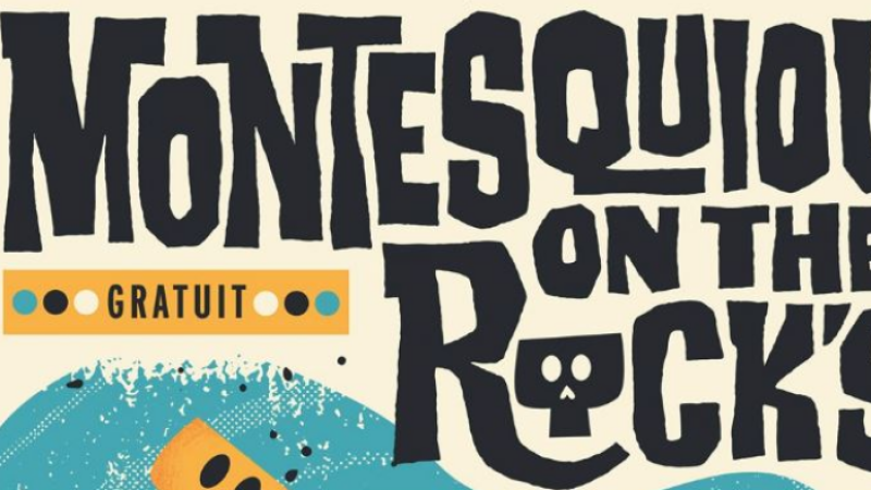 A consommer sans modération : Montesquiou on the rock's
