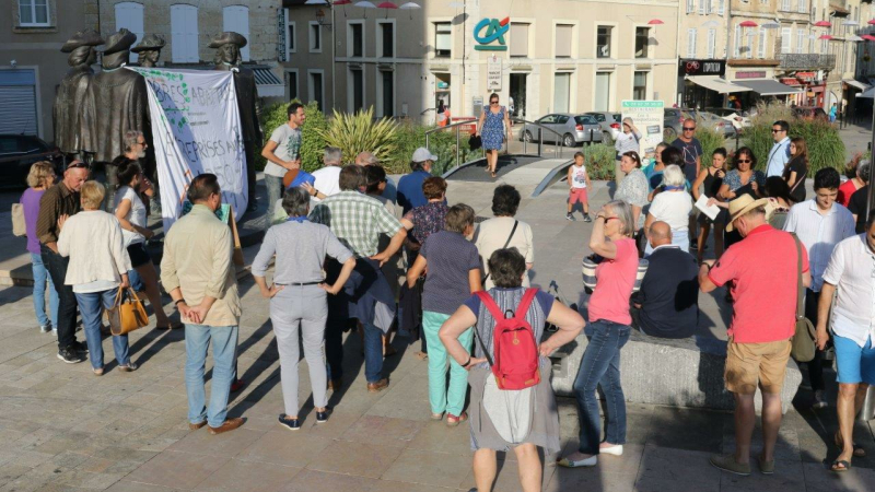 Le collectif "Sauvons les arbres de Condom" s'en remet à la préfecture pour faire appliquer la loi
