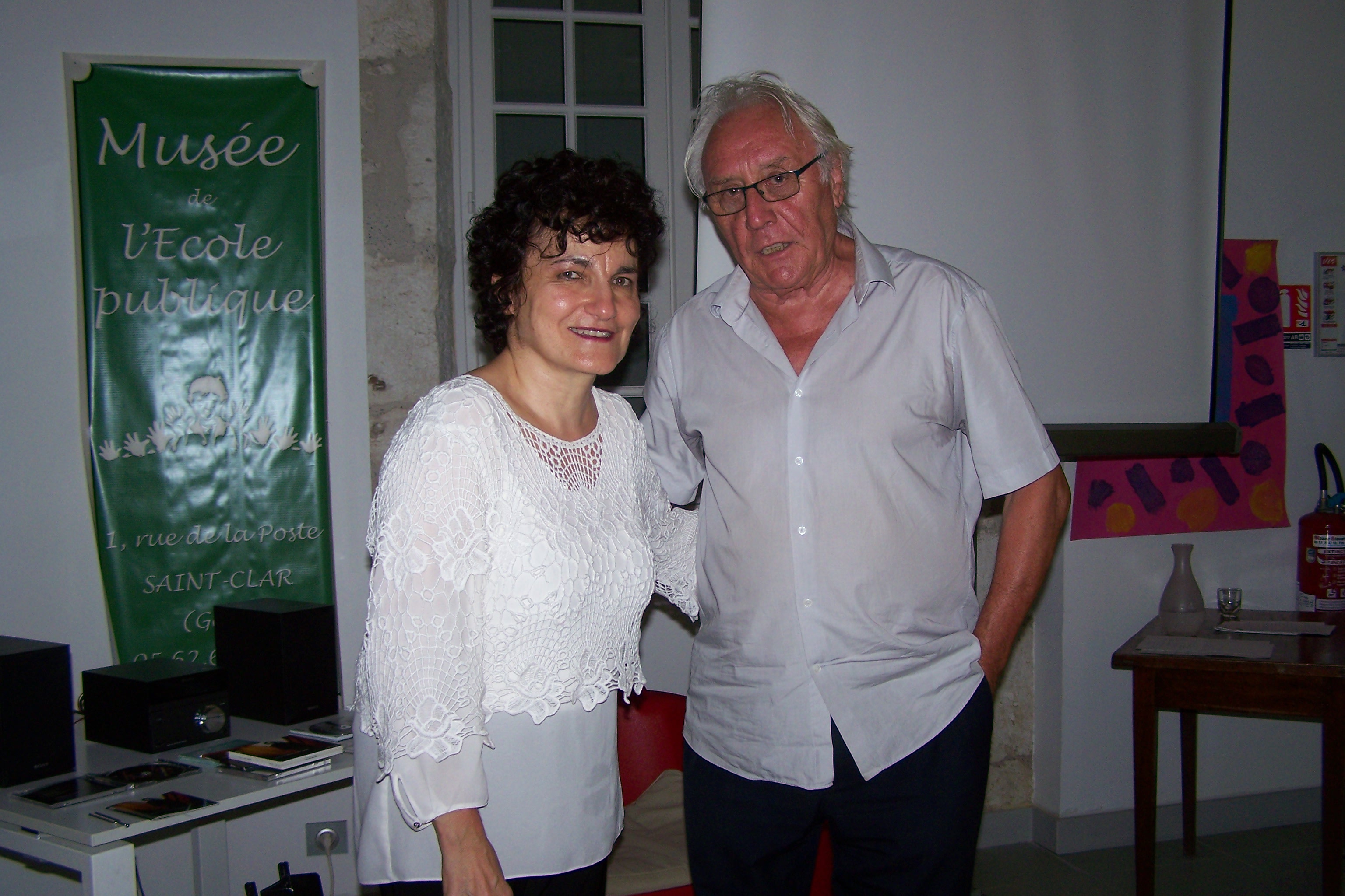 Roula Safar et le compositeur Roger Tessier