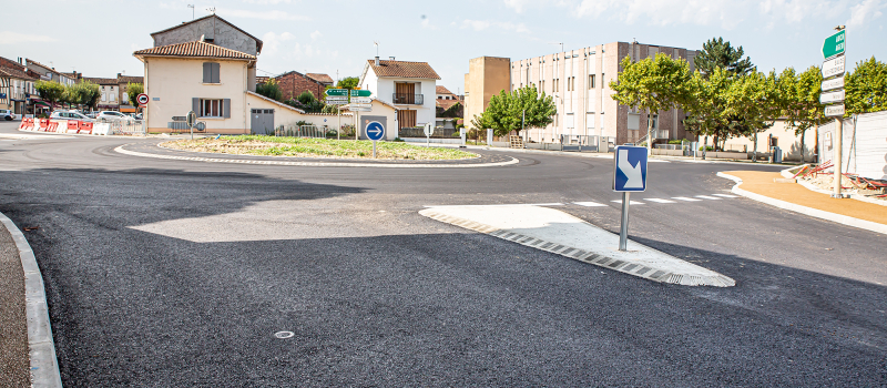 Le giratoire de l’hôpital de Nogaro est ouvert  
