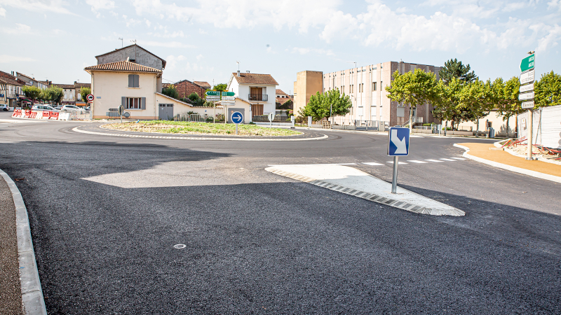 Le giratoire de l’hôpital de Nogaro est ouvert  