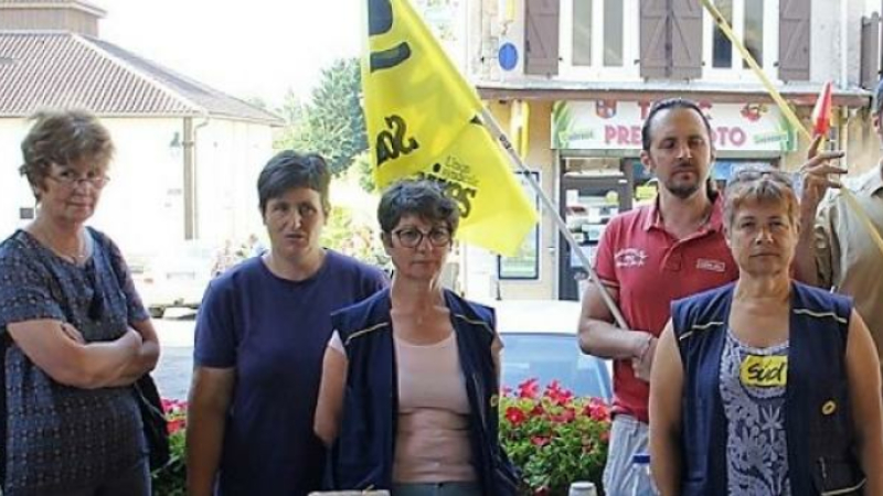 Reprise du travail des factrices grévistes