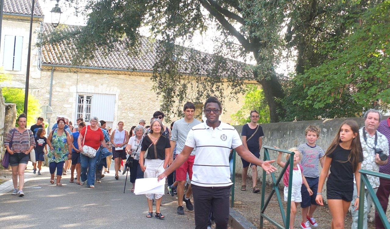 Moussa Sow dans le cadre des "Douces Heures Estivales", fin août 2019