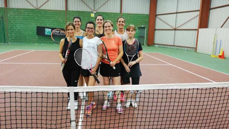 Intense animation sur les courts
