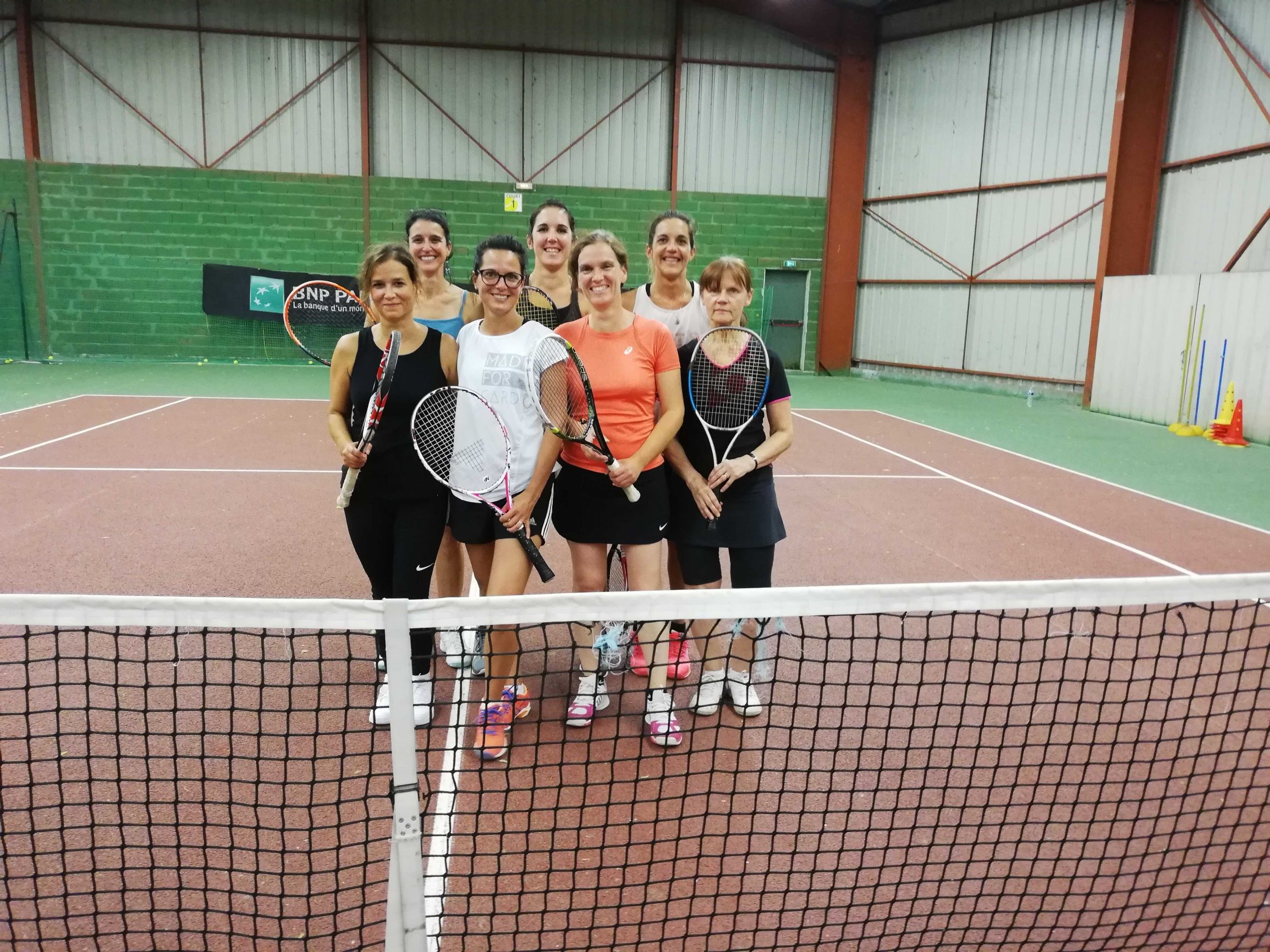 Les seniors dames ont aussi repris le chemin des courts.
