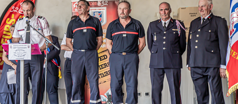 130e anniversaire des sapeurs-pompiers : la cérémonie  