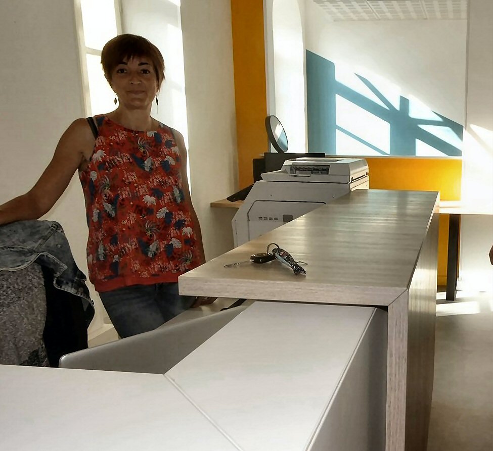 Sylviane Baurès responsable et animatrice de cet Espace ressources 