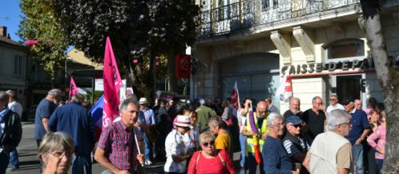 Les retraités dans la rue ont manifesté pour leur pouvoir d'achat