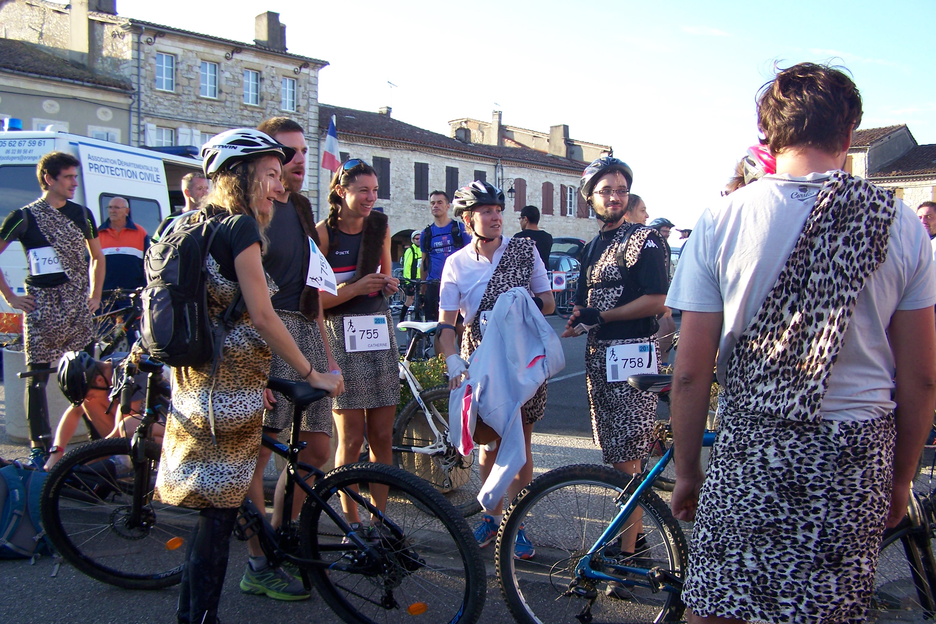 Des VTT au départ de la 27e édition 