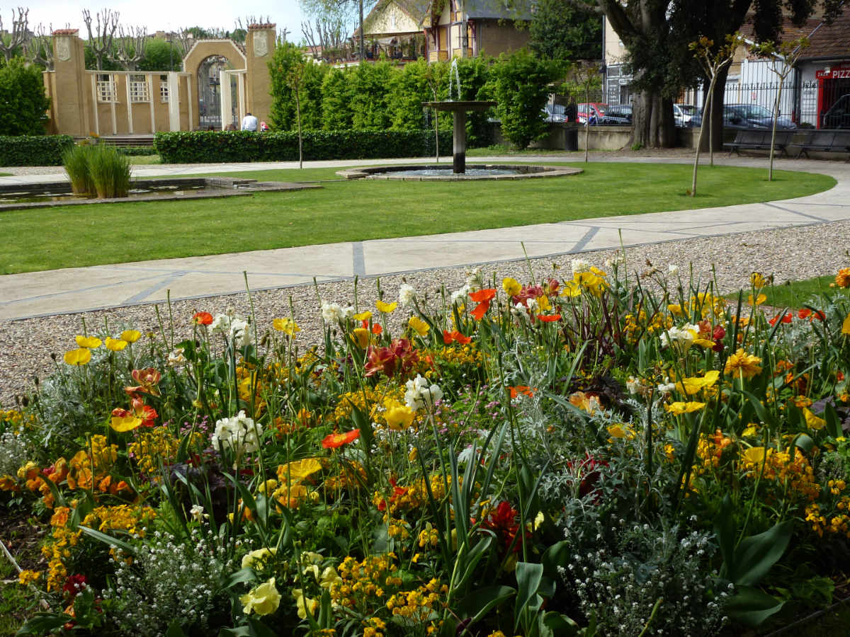 Jardin Ortholan à Auch, en avril 2019