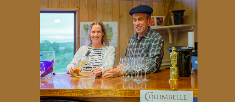 Plaimont présente la Colombelle «star»  à Aignan