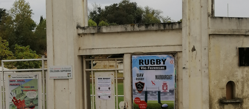 Programme de l'UAV Rugby week-end du 26 et 27 octobre