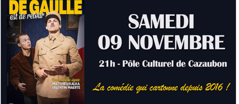 Théâtre : De Gaulle est de retour !