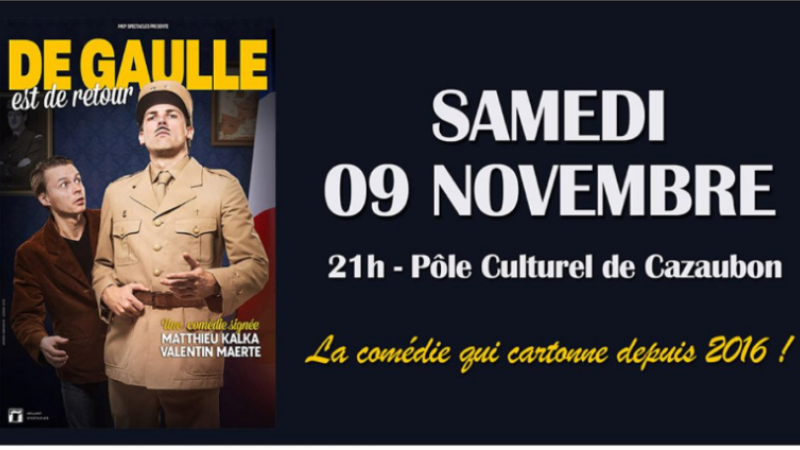 Théâtre : De Gaulle est de retour !