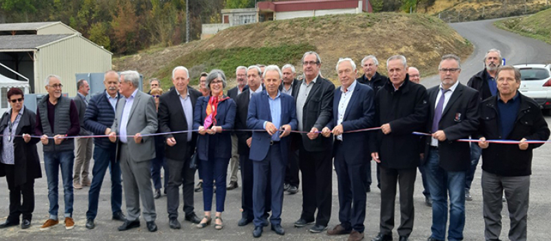 Inauguration de la plateforme de déchets verts 