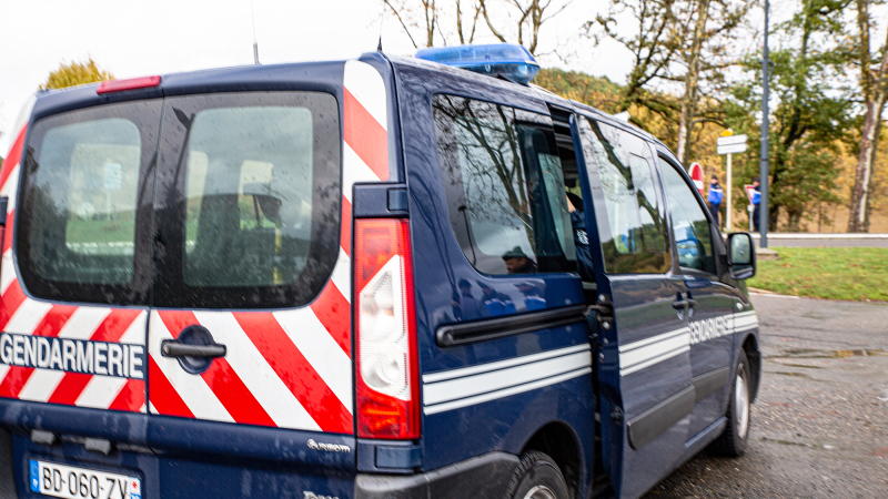 Opération de contrôle routier entre Beaumarchés et Marciac  