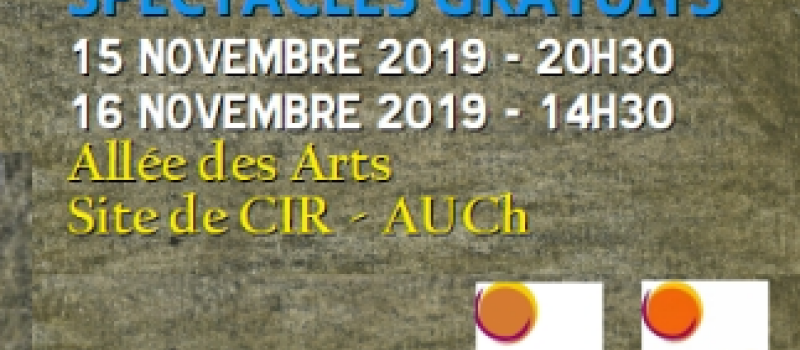 Spectacles gratuits dans le cadre d'un Festival national du spectacle 