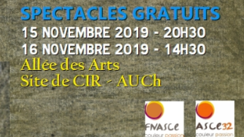 Spectacles gratuits dans le cadre d'un Festival national du spectacle 