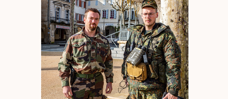 Appui aérien franco-allemand à Vic-Fezensac et à Gondrin 