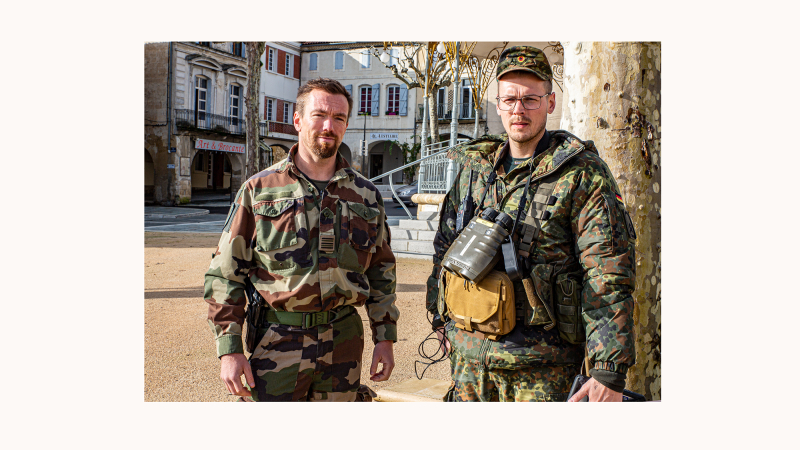 Appui aérien franco-allemand à Vic-Fezensac et à Gondrin 