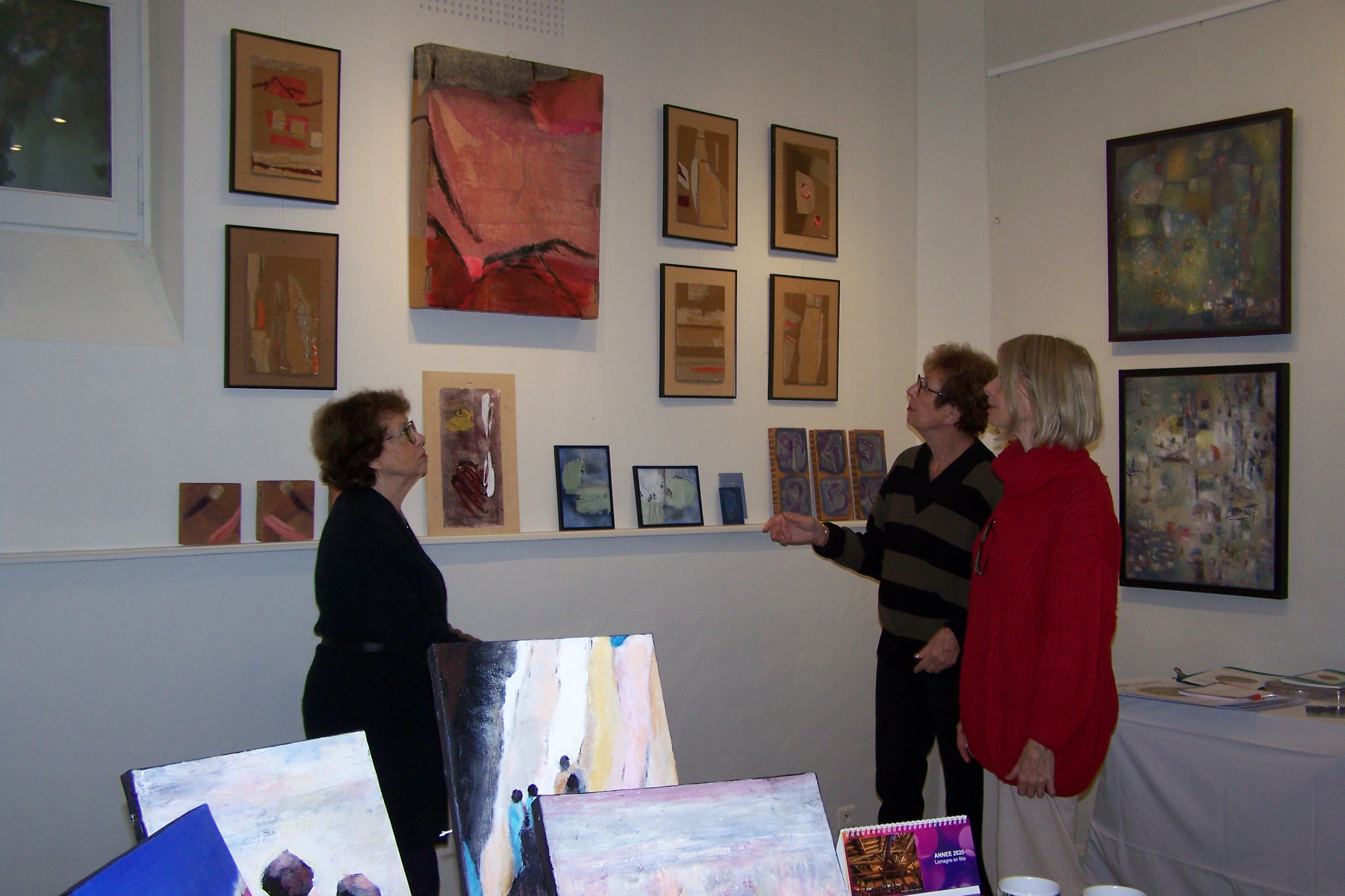 Début de l'exposition