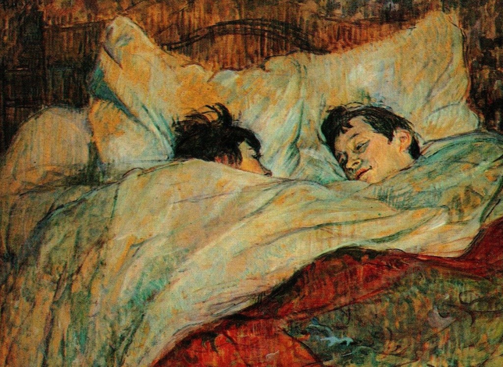 Le lit - Toulouse-Lautrec