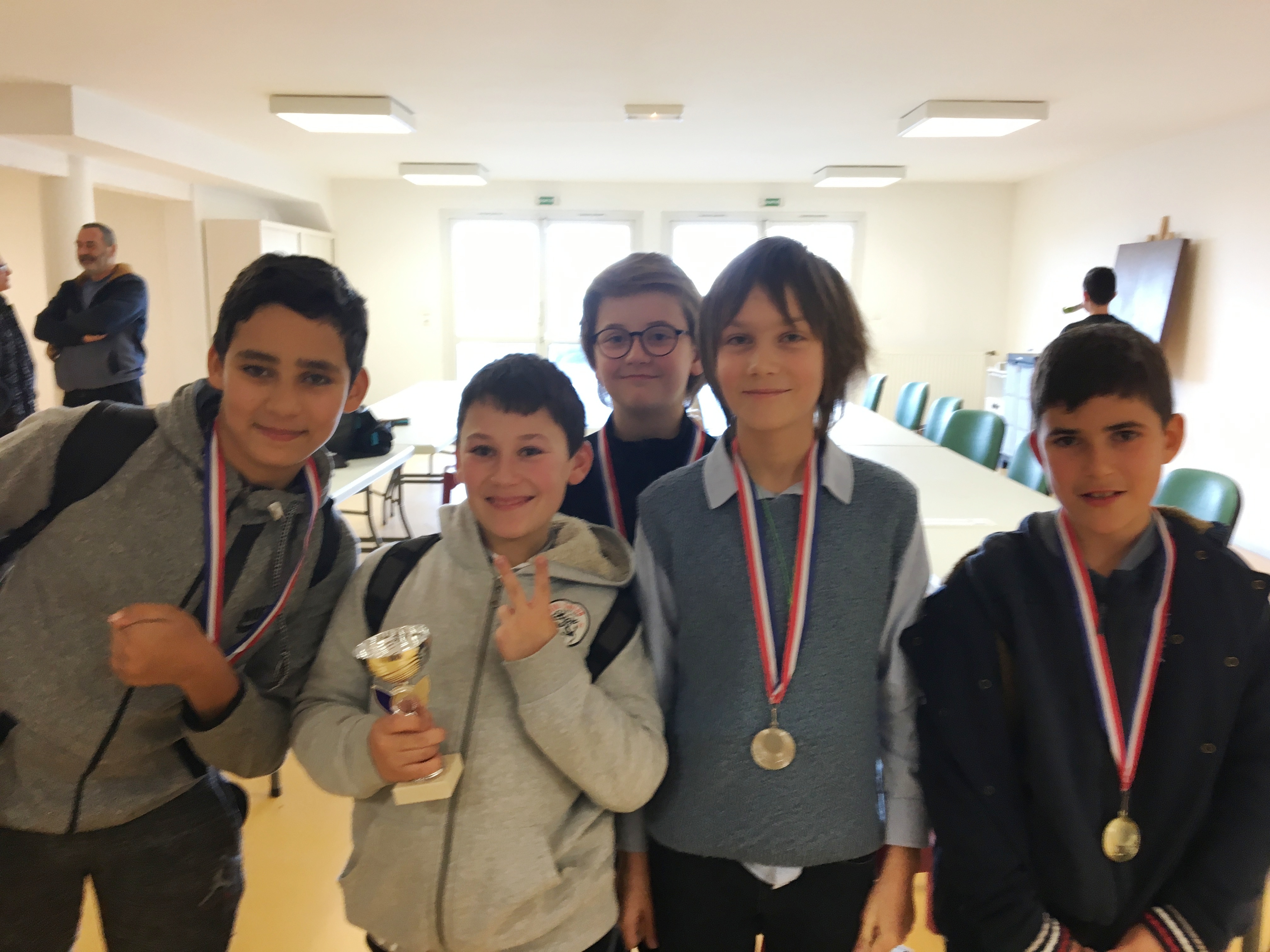Les 5 champions du Gers.
