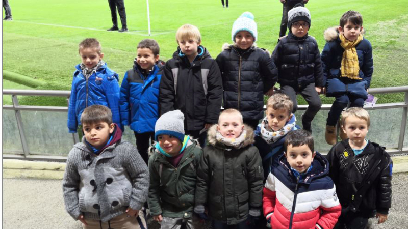 FCM : les plus jeunes a la rencontre des vedettes du TFC