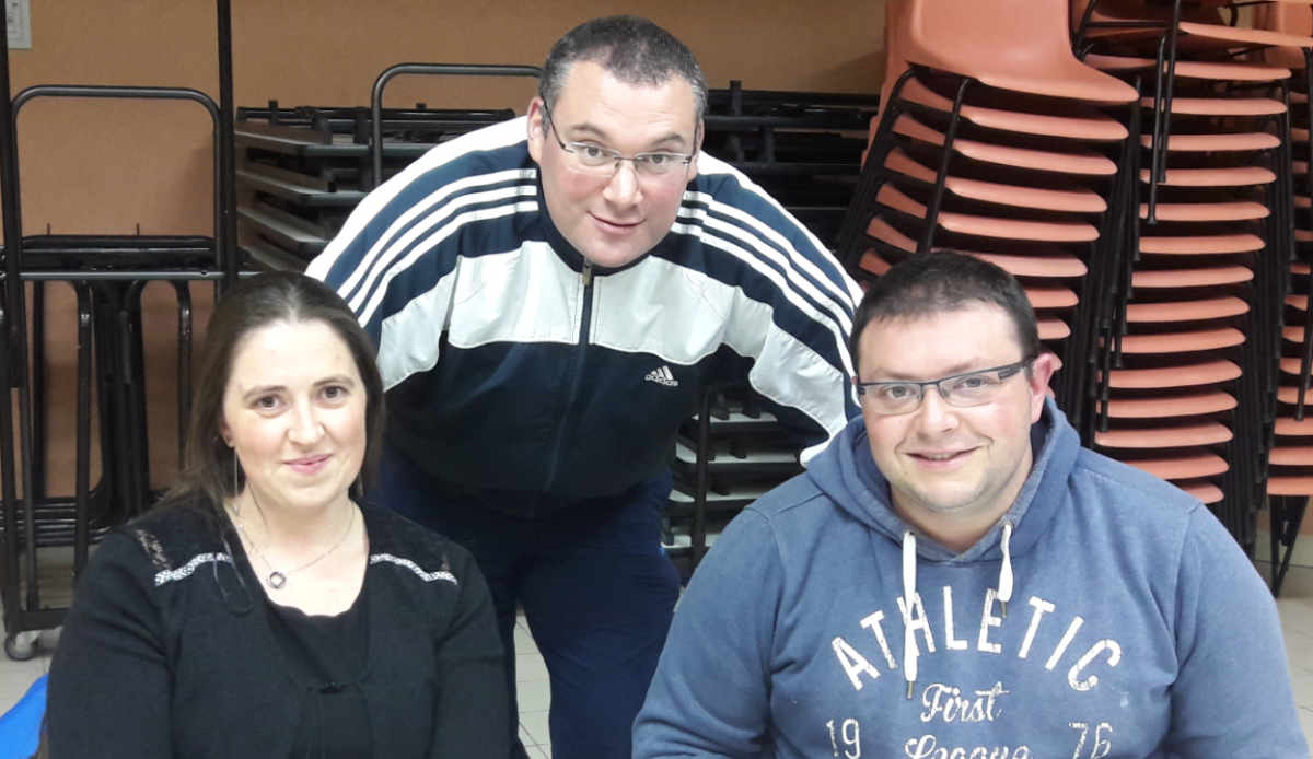 Christophe Brazzalotto, au centre, Vanessa Abeilhé et Benoît Daussat, à ses côtés