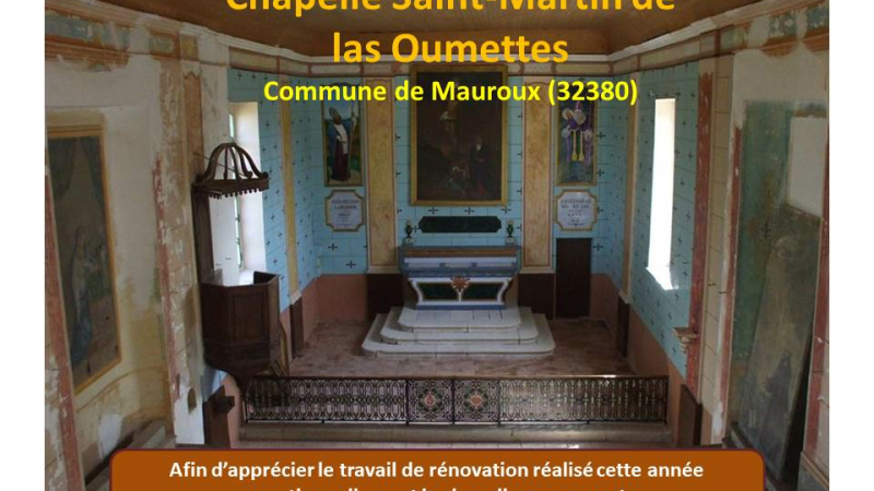 Une visite qui s'impose à la Chapelle de las Oumettes