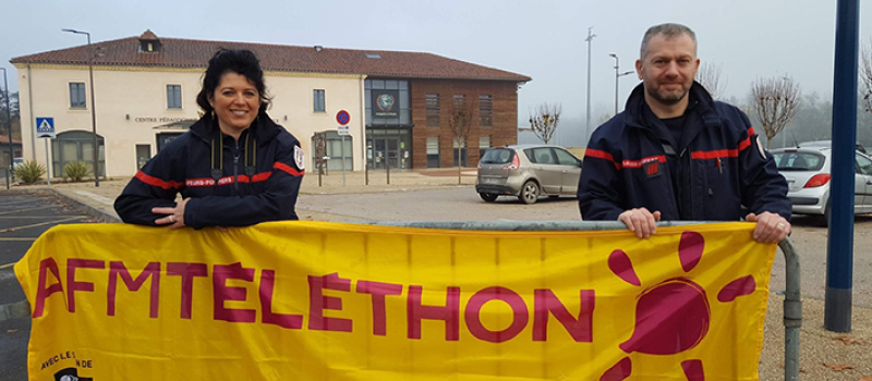 Les pompiers gersois et le téléthon, une affaire qui marche 