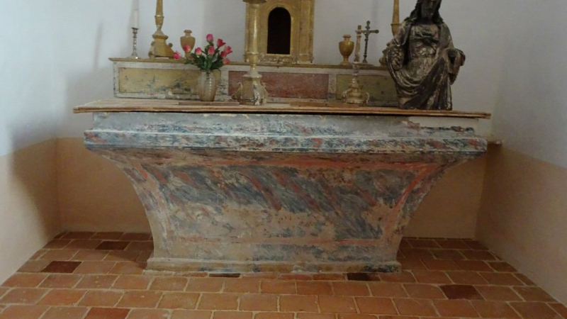  Messe de Noël dans la chapelle de Grazan entièrement restaurée