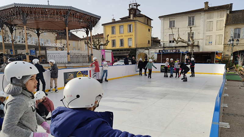 La patinoire démarre fort
