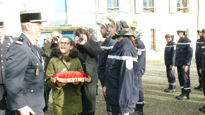 Passation de commandement et remise de médailles chez les sapeurs-pompiers jégunois.