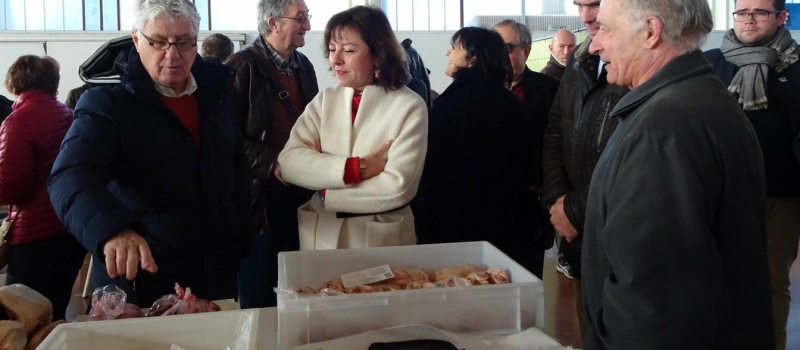 Carole Delga, présidente du Conseil Régional est venu apporter son soutien au projet du P.N.R Astarac 