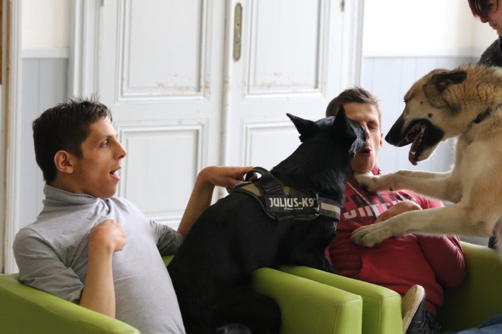 Lundi 2 décembre 2019, lors d'un atelier de médiation, à Condom - Photo Marc Le Saux