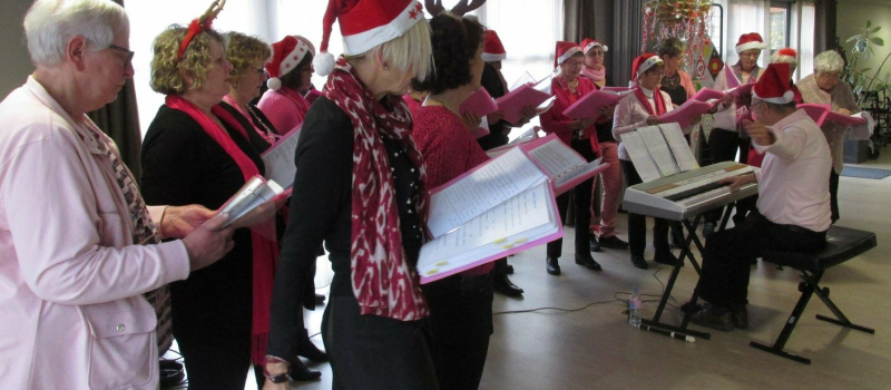 Les résidents de l'EHPAD ont débuté l'année avec la chorale Méli Mélo